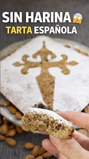 ORIGINAL SANTIAGO CAKE 😱 FLOURLESS AND ONLY 5 INGREDIENTS