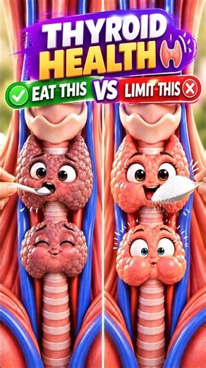 Thyroid Health: 5 Foods to Eat & 5 Foods to Limit 🦋 | Healthy vs Unhealthy