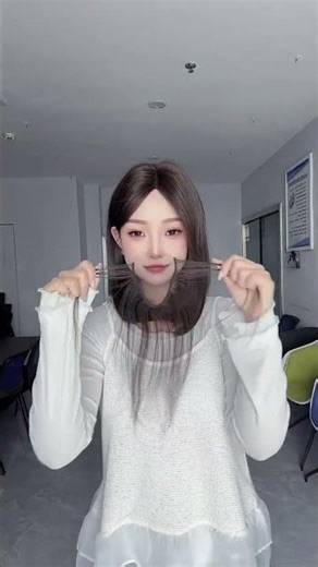 "Smooth Hair Wig Try-On | Real or Fake?"#nicewigg #keswigs #hairstyle #hair #wigs#hairwig