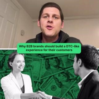 B2B brands could learn a thing or two from D2C 📝 The secret to staying ahead in the B2B market is reimagining the buying process to reflect the convenience and customized touch of direct-to-consumer strategies. 🚀🛒 Leading B2B brands are already transforming their partnerships by delivering easy-to-use, personalized solutions that simplify transactions and proactively address buyers' needs with suggestions and benefits. This D2C-inspired approach helps B2B businesses nurture their buyer relati