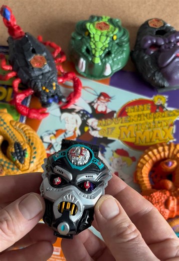 1992 Mighty Max Against Robot Invader action figure toy set from Mattel / Bluebird Toys #90skid #90stoys #retrotoys #90scartoons #childhoodmemories