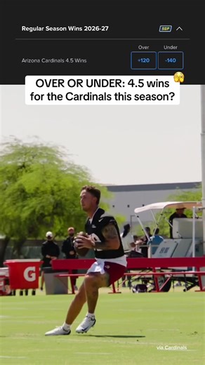 How many wins for the Cards? 👀 #arizonacardinals #nfl #carsonbeck #nflbetting #sportsbetting