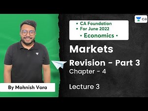 L3: Markets | Revision Part 3 | Economics Chapter 4 | Unacademy CA Foundation | Mohnish Vora