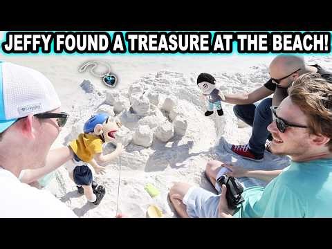 JEFFY FOUND A TREASURE AT THE BEACH!