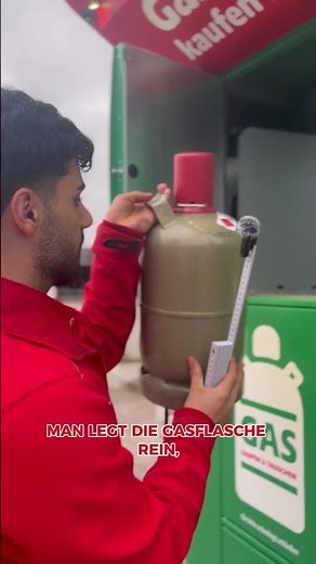 Gasflaschenautomat bei BZN hagebaumarkt erklärt | 24/7 Gasflaschen kaufen oder tauschen