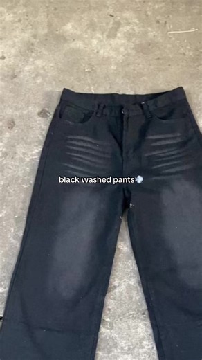 Black Washed Baggy Denim Pants Style Guide