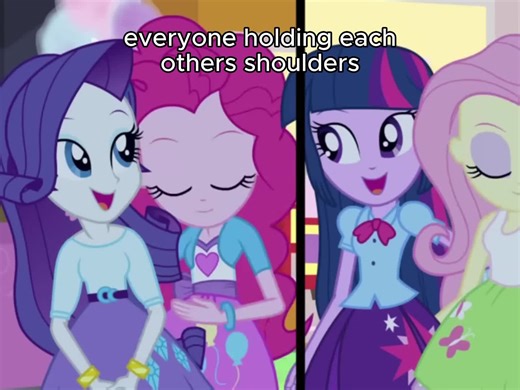 Lady Rara y los personajes de My Little Pony