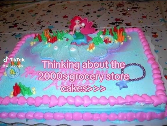 Delicious 2000s Grocery Store Cakes Nostalgia