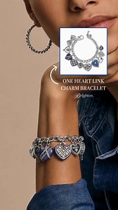 Hearts from Brighton’s heritage create a vintage-yet-modern vibe on this bracelet that has its own distinctive charm. | Brighton
