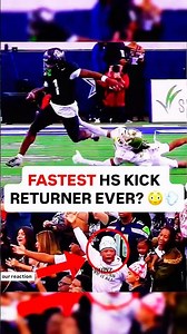 Fastest kick return ever🔥 #subscribe #nfl #footballshorts