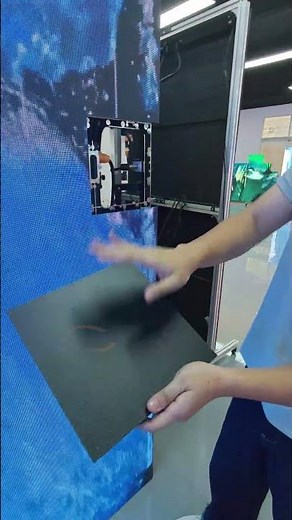 Do you like this LED module installation?#ledvideowall #leddisplay #ledscreen #eagerled #ledboard