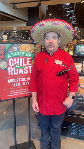 Join us TODAY (Aug 30) at your nearest Harmons location until 5pm for our Taste of Chile Roast event 🌶️ We're sharing FREE samples of chile-roasted favorites and chile-inspired recipes you’ll love. Don't miss roasting season! We're roasting today and Labor Day so stop by and taste the unique flavors of roasted green chiles! #MyHarmons #Harmons #Utah #UtahFoodie #UtahEats #GreenChiles #ShopLocal #SupportLocal #HatchChile | Harmons Grocery Stores