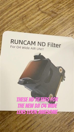 Runcam ND Filters for the new DJI O4 Wide Lens #runcam #dji #o4