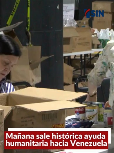 Ayuda humanitaria desde RD hacia Venezuela: primeros despachos desde Haina