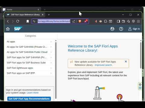 Opening FIORI from GUI in SAP S/4HANA
