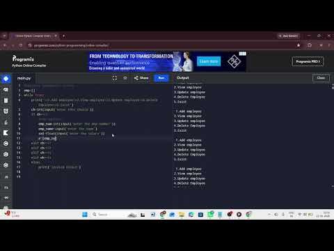Core Python Class 7 Part 3 | Employee Management System