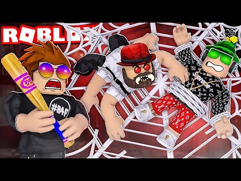 RUN HIDE AND ESCAPE FROM DAD CREEPY SPIDER in ROBLOX!