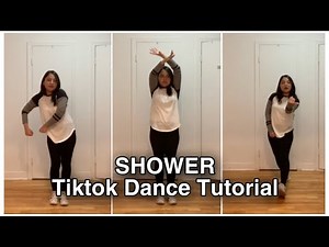 SHOWER TIKTOK DANCE TUTORIAL step by step #shorts