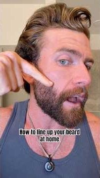 How to line up your beard at home #barber #beard #shaving