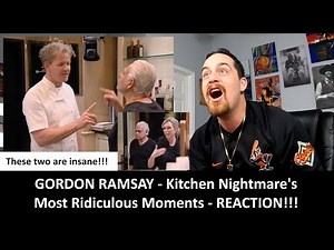 American Reacts Kitchen Nightmare's Most Ridiculous Moments - Gordon Ramsay REACTION