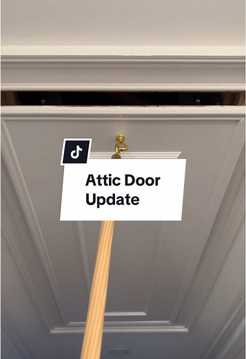 Attic Door Update for Stunning Home Renovation