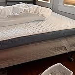 2 Inch Memory Foam Mattress Topper King, 40D Gel Foam Bed Toppers for Back Pain Relief, with Non-Slip Cover and Corners Straps, CertiPUR-US Certified