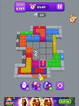 Block mania color jam level 6389 2-19-26