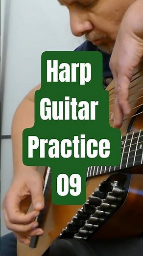 Harp Guitar Practice #09 #harpguitar #patrykfilipowicz #guitar #guitarpractice #guitarlessons