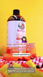 Say goodbye to thin, dull hair and hello to thick hair regrowth. 👀 Introducing MaryRuth’s New Liquid Morning Multivitamin with Lustriva, our most iconic fusion of wellness and beauty to date. Crafted meticulously for the woman who desires the best of both worlds. 💥 Features Lustriva® which is clinically shown to: ⭐️ Grow women's hair thicker & fuller in as little as 3 weeks ⭐️ Reduce Facial Wrinkles & Fine Lines in as little as 12 weeks Discover beauty and well-being, all in one bottle 🫶 Avai