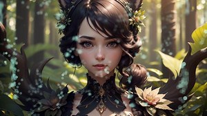 Ai Generated, Girl, Elf. Free Stock Video