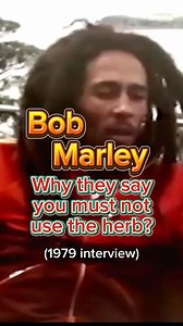 Bob Marley's Passionate Defense of Herb (Cannabis Marijuana) - 1979 Interview #WeAdeRasta #wordsoundpower | We a De Rasta