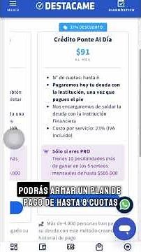Conoce tus alternativas de pago de deudas en Destácame