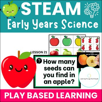 Apple Science | Colors, Shapes & Counting STEM | Tuff Tray | Preschool Farm