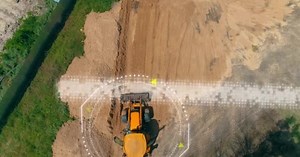 Grader Works Construction Site Concept Smart Grader Smart Construction Site