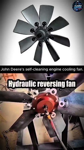 Why John Deere Uses a Reversible Fan 🚜 Smart Cooling System Explained #engineering #tractor #shorts