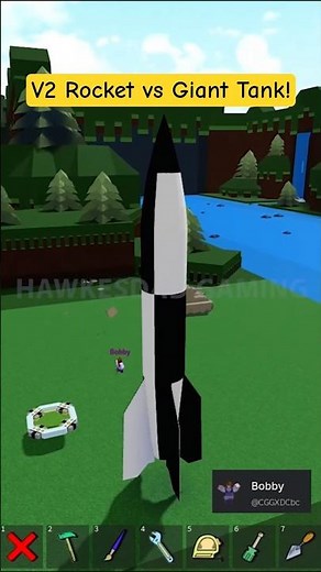 Roblox Build a Boat for Treasure V2 Rocket vs Super Giant Tank #roblox #babft