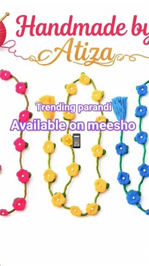 🌸Handmade crochet by Atiza Available on Meesho check link order please 10%dis #crochet #viral #views