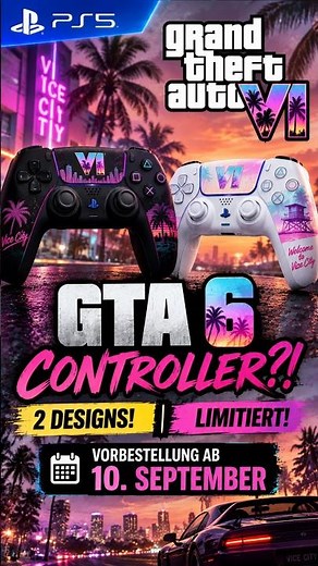 GTA 6 is getting its own PS5 CONTROLLERS! 😱 Which one would you choose?