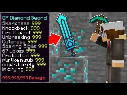 Minecraft, But Ores Drop Random OP Items...