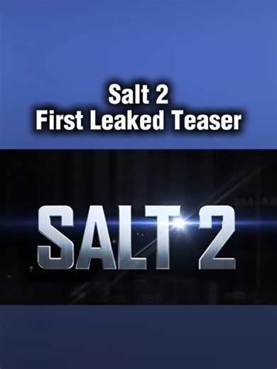 Salt 2 First Leaked Teaser The world’s deadliest ghost is forced out of the shadows by a conspiracy of her own making. Watch the first leaked teaser for Salt 2, picking up years after Evelyn Salt vanished, now the world’s only hope against a rogue international faction unleashing catastrophic political assassinations. Joining her is Keanu Reeves as a former operative with shadowy loyalties, forming an uneasy alliance that drives them through a global web of betrayal and relentless action. #salt2