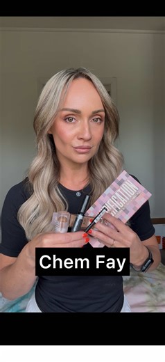 Chem Fay Products Primer - @Embryolisse Korea Lait-Crème Sensitive Base - @Maybell@Maybelline NY Plump and Glow Lifter (220) Concealer- Maybelline Lifter (65) Contour -Maybelline Lifter Stix 65 Brow pencil - Maybelline Express Brow (soft brown) Brow Gel - W7Brow Grip Eye Shads- W7 Nudification pallet Eyeliner - @rimmellondon Soft Khol (Seble Brown) Mascara - Rimmel LondonExtra Super Lash (Black black) Powder - @MCoBeauty lawless Pressed (3 Medium warm) Cheeks - Rimmel London Multitasker Turbo Ch