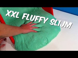 Mega XXL FLUFFY SLIJM maken met 5 liter lijm!