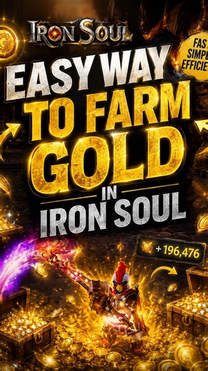 Iron Soul Tips #Part 2 - Easy way to Farm Gold in Iron Soul #roblox #ironsoul #ironsouldungeon