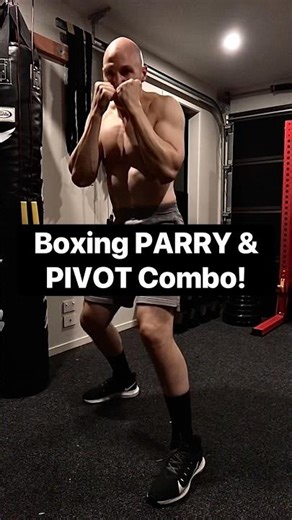 Boxing PARRY & PIVOT Combo! 🔥👊🐉 #shorts #boxing #fitover50