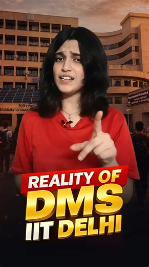 Reality of DMS IIT Delhi | Placements & Life ✅ #collegereview #shorts