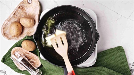 The Easy Way to Get Golden Crispy Pan Fried Potatoes