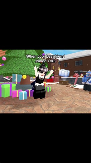 When you friend joins you 😂 This is so true lolll 😝💖 With: @SHINOBU💜👑💅🏻 Credits to: @ella 💖 Game name: mm2 Byeee!🥳 #Roblox #BestFriend #Mm2 #Ella #Fyppppp