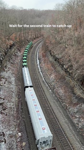 2.7K views · 37 reactions | Amazing train carrying John Deere tractors and second train passing on inside track. #reels #facebookreelschallenge #trains #viral | Eric’s Train Yard | Facebook