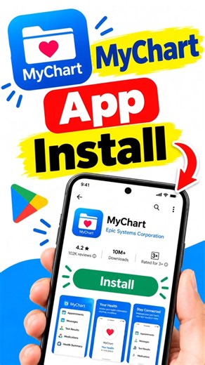 How to Download & Install MyChart App! 📲 #shorts