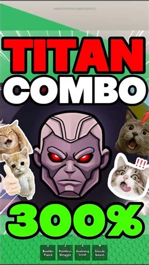 BEST 300% TITAN INSTAKILL COMBO | PROJECT SMASH #projectsmash #roblox #savesmash